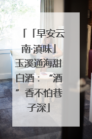 「早安云南·滇味」玉溪通海甜白酒：“酒”香不怕巷子深