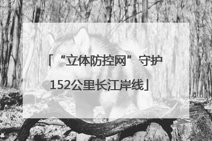 “立体防控网”守护152公里长江岸线