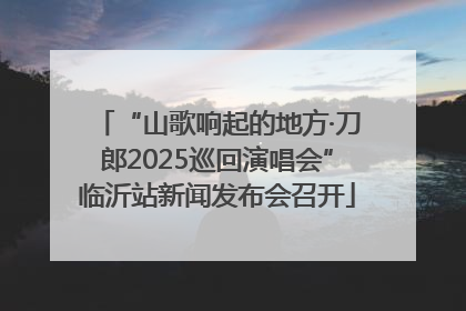 “山歌响起的地方·刀郎2025巡回演唱会”临沂站新闻发布会召开