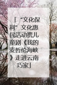 “文化保利”文化惠民活动携儿童剧《我的麦哲伦海峡》走进云南巧家