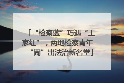 “检察蓝”巧遇“土家红”，两地检察青年“闹”出法治新名堂