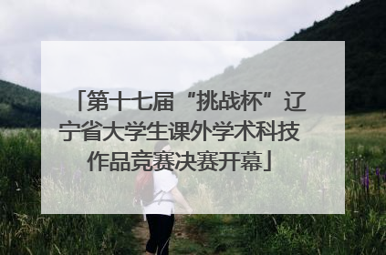 第十七届“挑战杯”辽宁省大学生课外学术科技作品竞赛决赛开幕