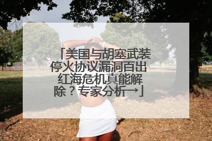 美国与胡塞武装停火协议漏洞百出 红海危机真能解除？专家分析→