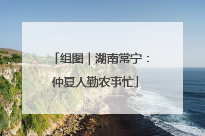 组图｜湖南常宁：仲夏人勤农事忙