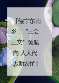 绥宁东山乡：“三会三文”领航向 人大代表助农忙