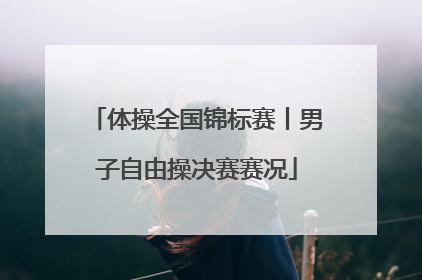 体操全国锦标赛丨男子自由操决赛赛况