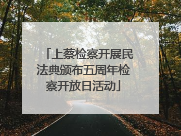 上蔡检察开展民法典颁布五周年检察开放日活动