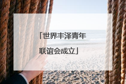 世界丰泽青年联谊会成立