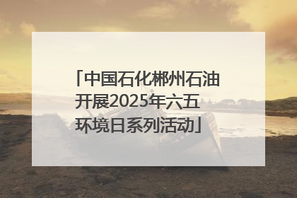 中国石化郴州石油开展2025年六五环境日系列活动