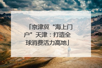 京津冀“海上门户”天津：打造全球消费活力高地