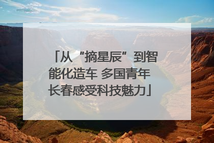 从“摘星辰”到智能化造车 多国青年长春感受科技魅力