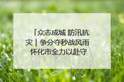 众志成城 防汛抗灾｜争分夺秒战风雨 怀化市全力以赴守护人民群众安全