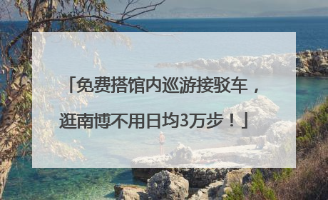 免费搭馆内巡游接驳车，逛南博不用日均3万步！