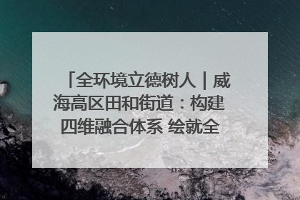 全环境立德树人｜威海高区田和街道：构建四维融合体系 绘就全环境立德树人新画卷