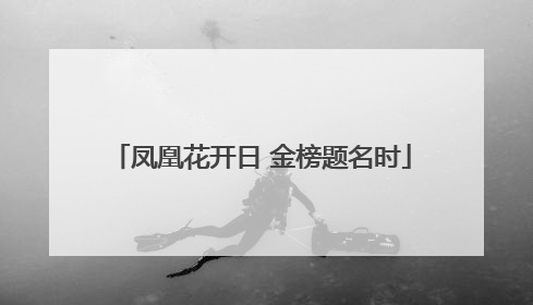 凤凰花开日 金榜题名时