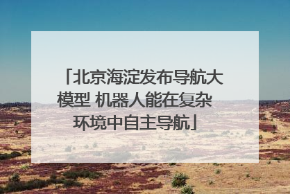 北京海淀发布导航大模型 机器人能在复杂环境中自主导航