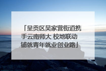 呈贡区吴家营街道携手云南师大 校地联动铺就青年就业创业路