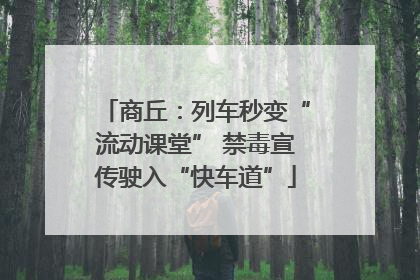 商丘:列车秒变“流动课堂” 禁毒宣传驶入“快车道”