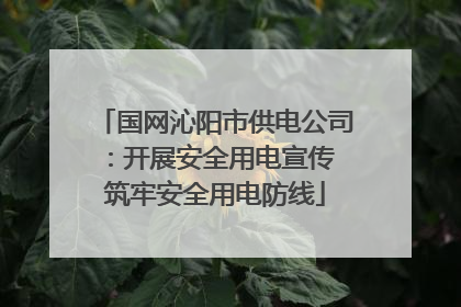 国网沁阳市供电公司：开展安全用电宣传 筑牢安全用电防线