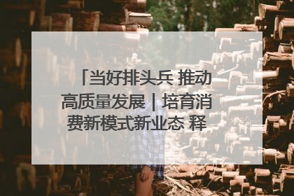 当好排头兵 推动高质量发展｜培育消费新模式新业态 释放经济增长新动能
