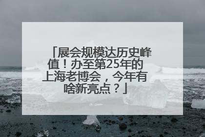 展会规模达历史峰值！办至第25年的上海老博会，今年有啥新亮点？