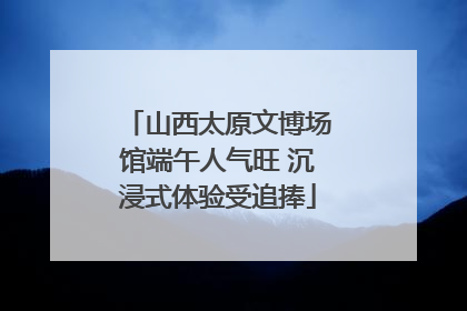 山西太原文博场馆端午人气旺 沉浸式体验受追捧