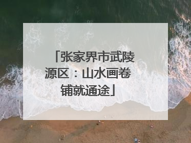 张家界市武陵源区：山水画卷铺就通途