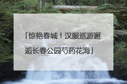 惊艳春城！汉服巡游邂逅长春公园芍药花海