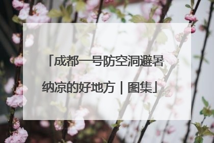 成都一号防空洞避暑纳凉的好地方｜图集