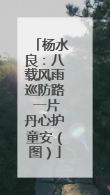 杨水良：八载风雨巡防路 一片丹心护童安（图）