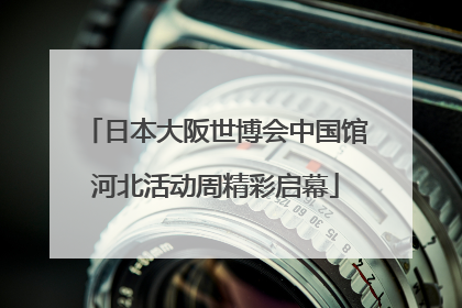 日本大阪世博会中国馆河北活动周精彩启幕