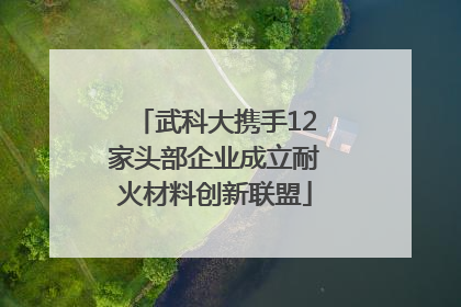 武科大携手12家头部企业成立耐火材料创新联盟