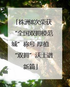 株洲8次荣获“全国双拥模范城”称号 厚植“双拥”沃土谱新篇