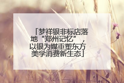 梦祥银非标店落地“郑州记忆”，以银为媒重塑东方美学消费新生态