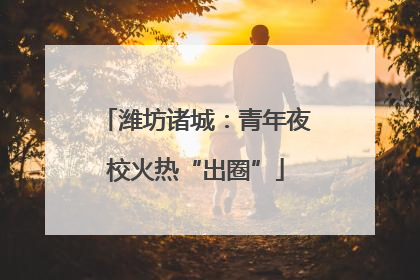 潍坊诸城：青年夜校火热“出圈”