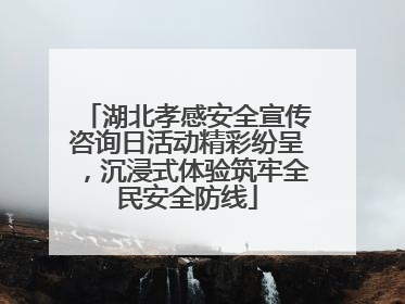 湖北孝感安全宣传咨询日活动精彩纷呈，沉浸式体验筑牢全民安全防线