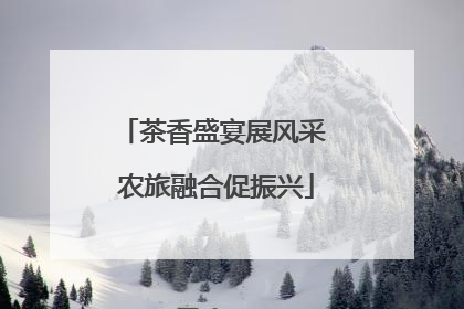 茶香盛宴展风采 农旅融合促振兴