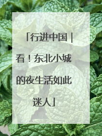 行进中国｜看！东北小城的夜生活如此迷人