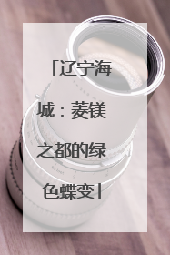 辽宁海城：菱镁之都的绿色蝶变