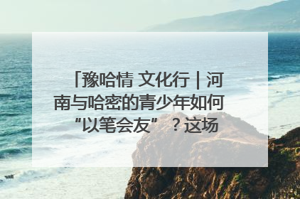豫哈情 文化行｜河南与哈密的青少年如何 “以笔会友”？这场书画展藏着答案