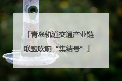 青岛轨道交通产业链联盟吹响“集结号”