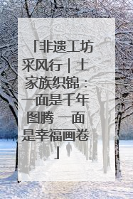 非遗工坊采风行｜土家族织锦：一面是千年图腾 一面是幸福画卷