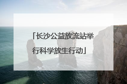 长沙公益放流站举行科学放生行动