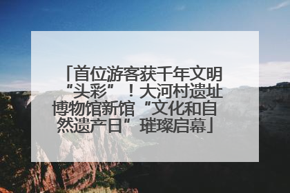 首位游客获千年文明“头彩”！大河村遗址博物馆新馆“文化和自然遗产日”璀璨启幕