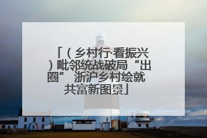 （乡村行·看振兴）毗邻统战破局“出圈” 浙沪乡村绘就共富新图景