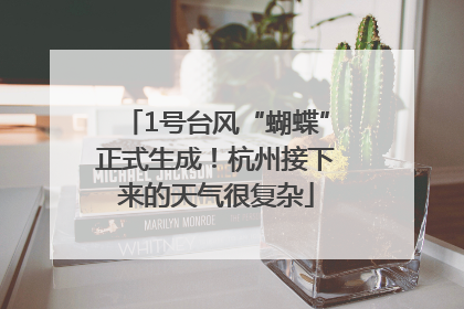 1号台风“蝴蝶”正式生成！杭州接下来的天气很复杂
