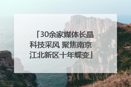 30余家媒体长晶科技采风 聚焦南京江北新区十年蝶变